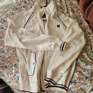 Marc Ecko Cut & Sew White Vintage Jacket SZ Med